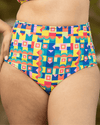 Tribal Rani High-Waisted Bikini Bottom