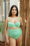 Maneka Textured Bikini Set