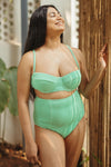 Maneka Textured Bikini Set