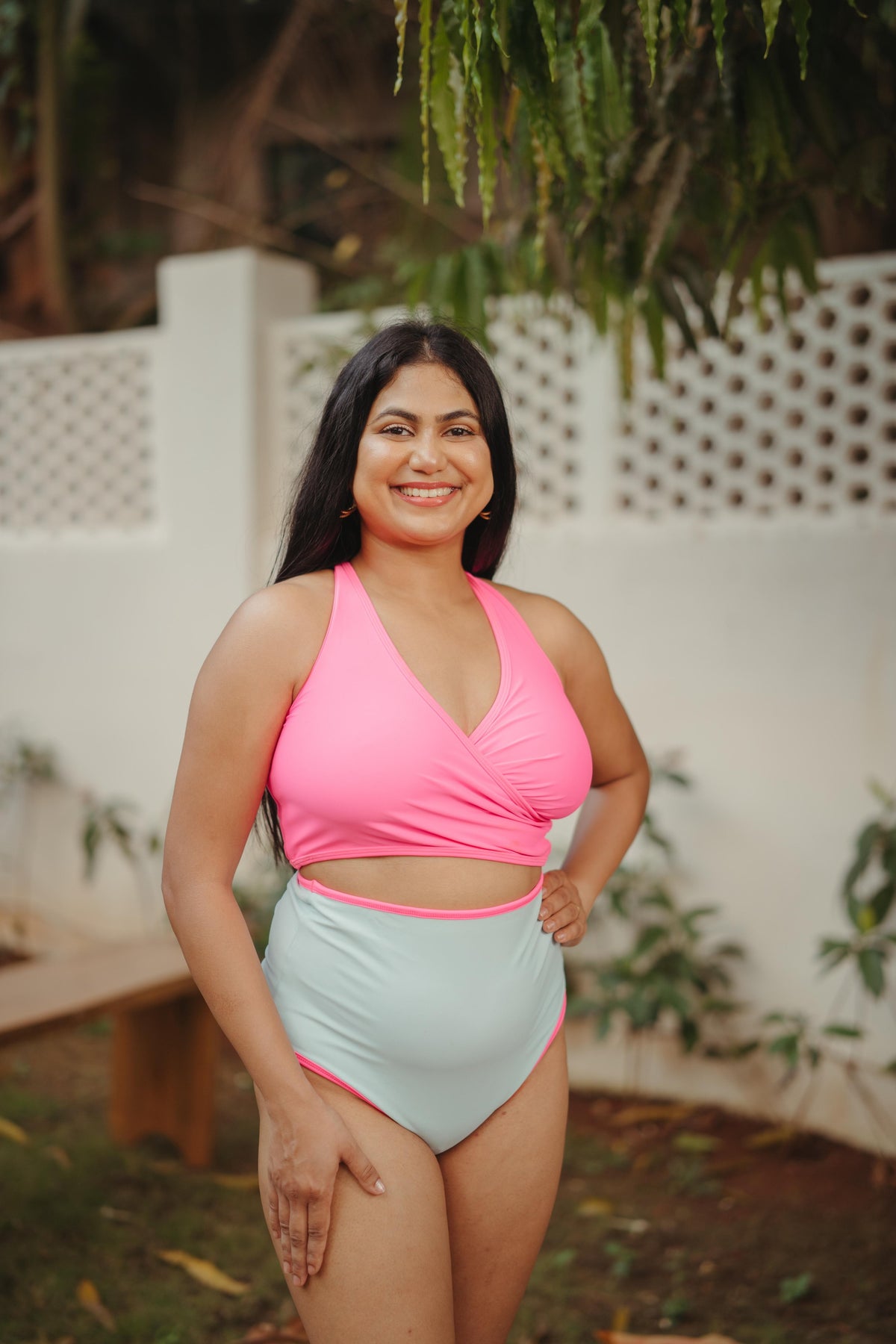 Urvashi 5-Piece Reversible Swimsuit