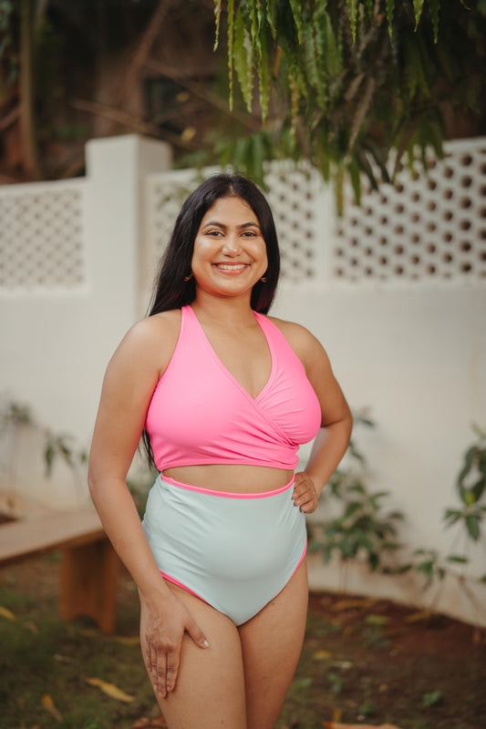 Urvashi 5-Piece Reversible Swimsuit