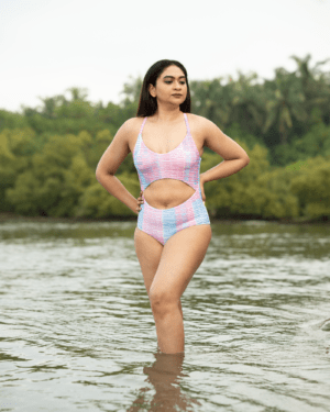 Leher – Pink Cut-Out Monokini